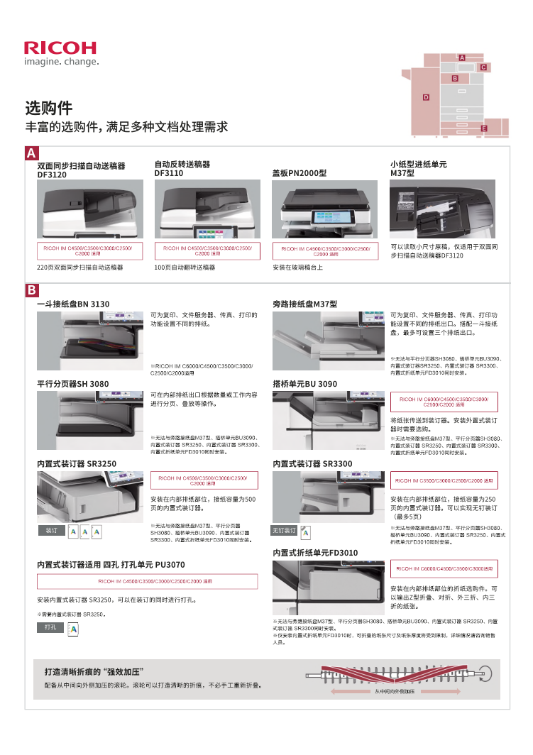理光IM C3000彩色數(shù)碼復(fù)合機
